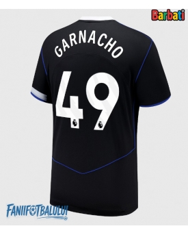 Chelsea Alejandro Garnacho #49 Tricou Fotbal Replică 2025-26 Barbati Treilea